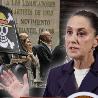 Sheinbaum reacciona al uso de bandera de "One Piece" en la Cámara de Diputados