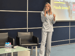 Michelle Greicha Frangie señaló que la educación no solo abre puertas, sino que permite comprender y transformar la realidad. EL INFORMADOR/R. Bobadilla