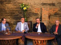 Antonio Leaño, Salvador Quirarte, Francisco Cervantes y Alfredo Anaya (de izquierda a derecha. EL INFORMADOR  / J. ACOSTA