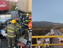 El sujeto accidentado fue traslado en estado grave a un hospital privado. ESPECIAL