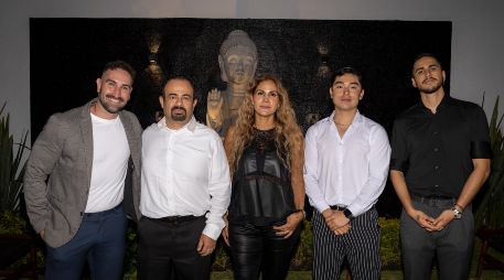 Damián Pastrana, Carlos Miramontes, Verónica Zenteno, Andrés Ortega y Ernesto Morales. GENTE BIEN JALISCO / Revista del 7 de nvoeimbre 2025