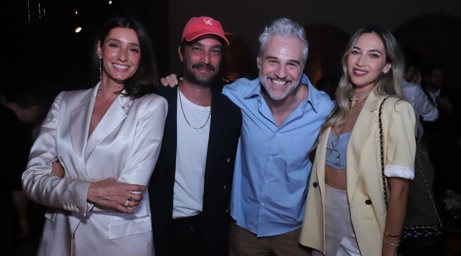 Mariana Padilla, Ricardo Korkowski, Juan Pablo Medina y Andrea Castro. GENTE BIEN JALISCO / “The Train Event” Gala Dinner