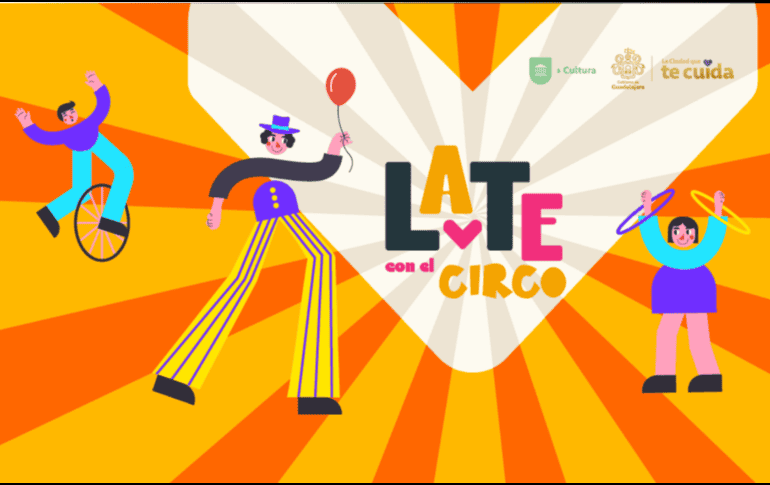 Late con el Circo se realiza en corresponsabilidad con FiCHo Fest, el Festival Internacional de Circo y Chou de México. CORTESÍA/ Cultura Guadalajara.