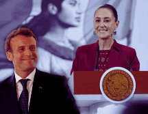 El presidente de Francia, Emmanuel Macron, llegó a México la madrugada de este viernes para una visita oficial a Claudia Sheinbaum. EFE / SUN / ARCHIVO