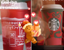 Starbucks estará regalando un vaso navideño coleccionable. INSTAGRAM/ @starbucksmex