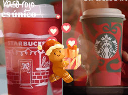 Starbucks estará regalando un vaso navideño coleccionable. INSTAGRAM/ @starbucksmex