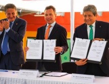 El anuncio del nuevo Parque Estatal de Semiconductores se realizó en las instalaciones del Cinvestav. EL INFORMADOR/ J. Acosta