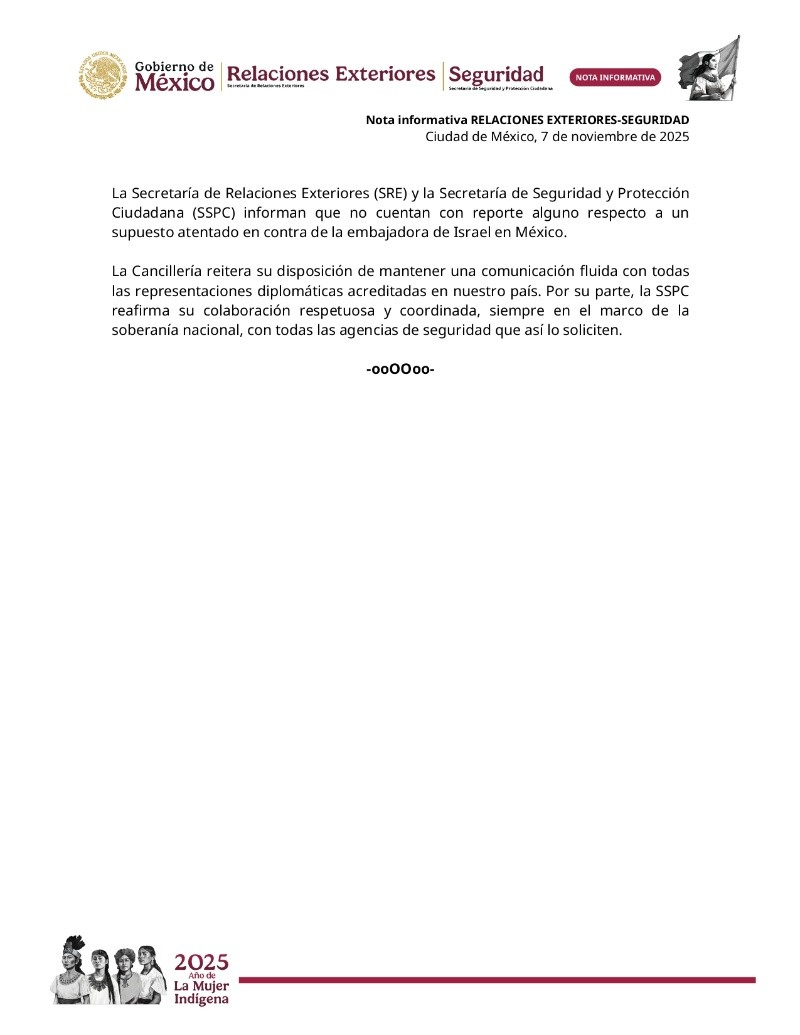 SECRETARÍA DE RELACIONES Y EXTERIORES.