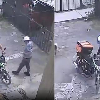 Repartidor se defiende y frustra asalto de dos sujetos en CDMX | VIDEO
