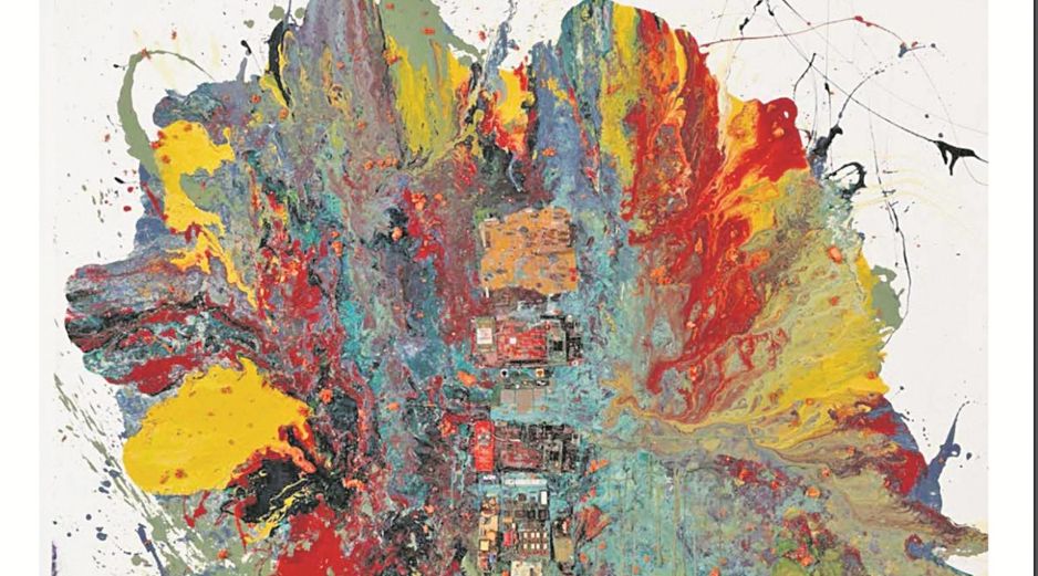 Pieza de gran formato de Juan Carlos Santoscoy, actualmente expuesta en Madrid. CORTESÍA