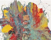 Pieza de gran formato de Juan Carlos Santoscoy, actualmente expuesta en Madrid. CORTESÍA