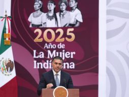 “La seguridad de Michoacán es una prioridad nacional”, dijo el secretario de Seguridad Ciudadana, Omar García Harfuch. GOBIERNO DE MÉXICO