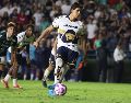 José Juan Macías estaba reencontrándose con su mejor versión, ya que acumulaba seis goles producidos con cuatro anotaciones y dos asistencias en dos meses vistiendo la casaca de Pumas. IMAGO7