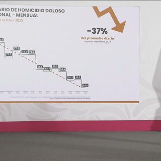 Homicidios caen 37% en primeros trece meses del Gobierno de Sheinbaum