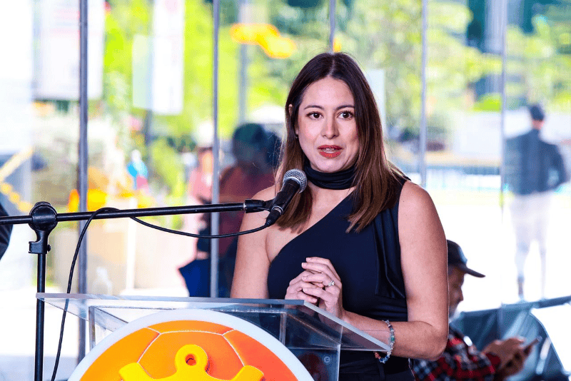  Montserrat Hidalgo Gallardo, Host City Officer GDL-FIFA World Cup 2026, destacó que el dispositivo inteligente quedará como legado para la ciudad y para el estado. EL INFORMADOR / A. Navarro