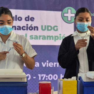 UdeG habilita centros de vacunación contra el sarampión para la población en general