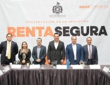 El diputado Omar Enrique Cervantes Rivera, vice coordinador del Grupo Parlamentario de Movimiento Ciudadano (MC) en el Congreso del Estado, presentó la iniciativa “Ley Renta Segura”, la propuesta busca establecer un nuevo modelo de arrendamiento. CORTESÍA