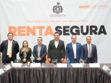 El diputado Omar Enrique Cervantes Rivera, vice coordinador del Grupo Parlamentario de Movimiento Ciudadano (MC) en el Congreso del Estado, presentó la iniciativa “Ley Renta Segura”, la propuesta busca establecer un nuevo modelo de arrendamiento. CORTESÍA