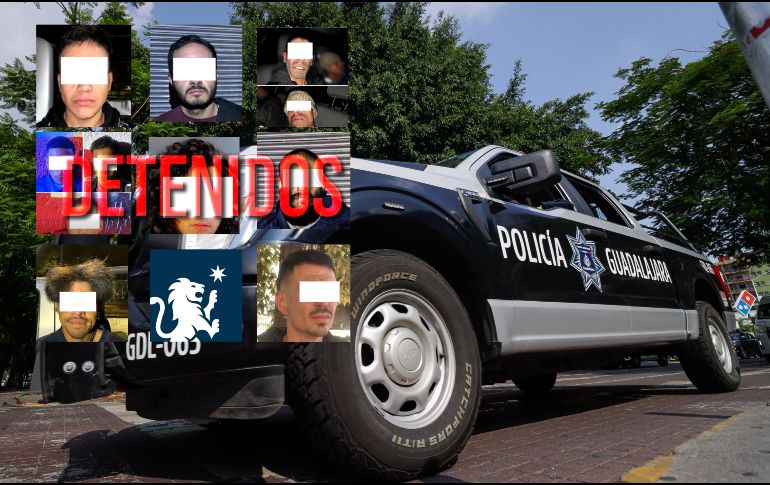 Estos son los resultados de la Policía de Guadalajara recabados en la semana pasada. EL INFORMADOR / ARCHIVO