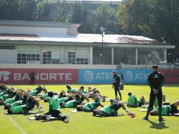 El equipo nacional mexicano, durante la concentración en el Centro de Alto Rendimiento. ESPECIAL / Selección Mexicana