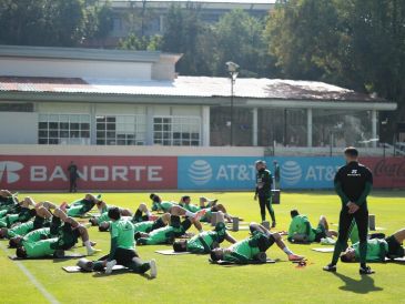 El equipo nacional mexicano, durante la concentración en el Centro de Alto Rendimiento. ESPECIAL / Selección Mexicana