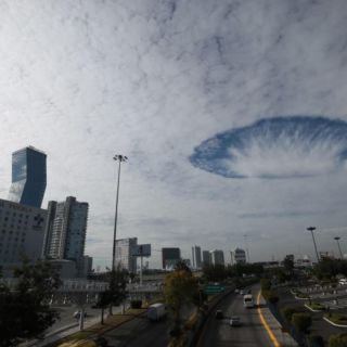 ¿Qué son las nubes "cavum"? Fenómeno formado en el cielo de Puebla