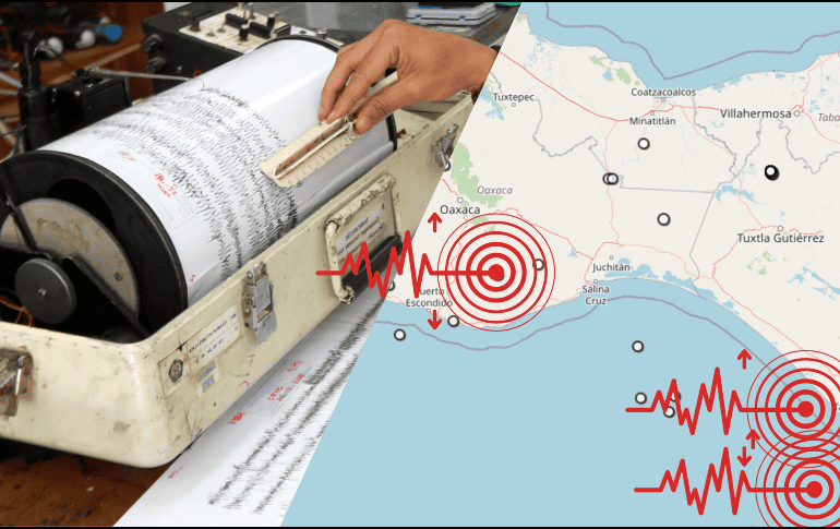 Durante las primeras horas del 13 de noviembre, se presentó actividad sísmica en Oaxaca y Chiapas. EFE / ARCHIVO / ESPECIAL / Sistema Sismológico Nacional