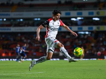 Carlos Orrantia, de Atlas, consiguió su nominación al Premio Puskas gracias al gol que marcó el 16 de abril frente a Querétaro. IMAGO7