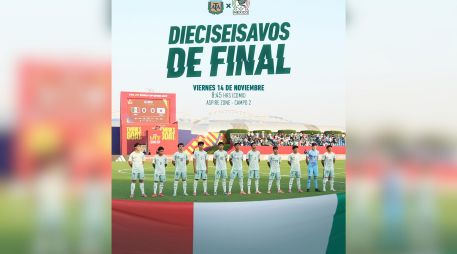 El partido entre México y Argentina se disputará este viernes 14 de noviembre, a partir de las 08:45 horas. X / @miseleccionsubs