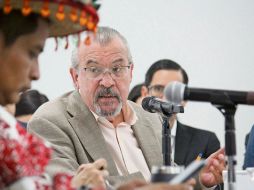El Secretario de Cultura de Jalisco, Gerardo Ascencio Rubio, presenta ante el Congreso del Estado los avances del primer año de actividades de la dependencia a su cargo. ESPECIAL