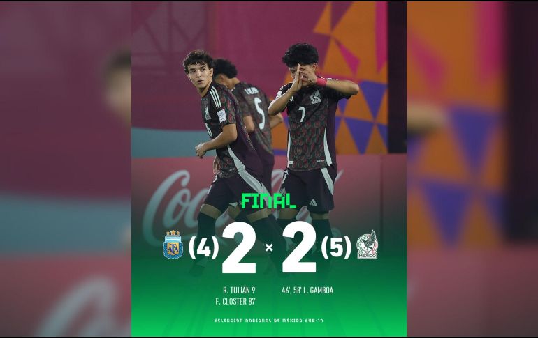 La Selección Mexicana Sub-17 logró una auténtica hazaña en la Copa del Mundo de Qatar. X / @miselecciaonsubs