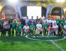 Este viernes por la noche fue presentada la campaña “Guadalajara es Mundialista” en el Centro Histórico, con un partido amistoso entre figuras del fútbol y exfutbolistas mundialistas de México. EL INFORMADOR / F. Ramírez
