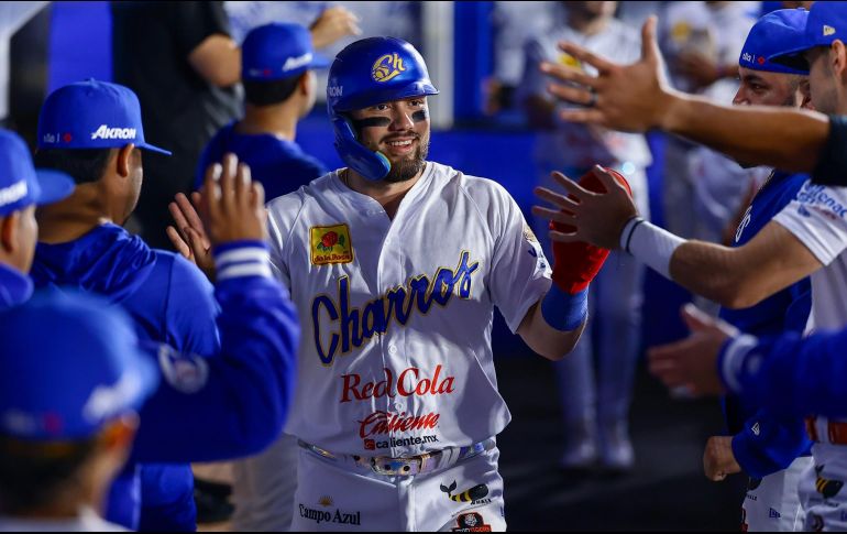 Julián Ornelas bateó un sencillo productor en la cuarta entrada. CORTESÍA/Charros de Jalisco