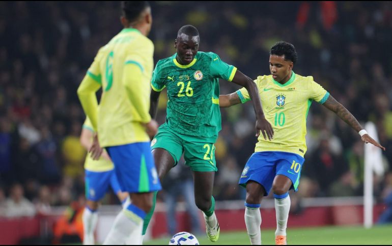 La victoria reafirma el buen momento de la Verdeamarelha, que luce sólida y con variantes de cara al Mundial 2026. EFE / A. Rain