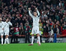 Cristiano Ronaldo abandona la cancha tras su expulsión en la derrota de Portugal ante Irlanda en Dublín. EFE