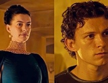 Anne Hathaway y Tom Holland, caracterizados como Penélope y Telémaco. ESPECIAL