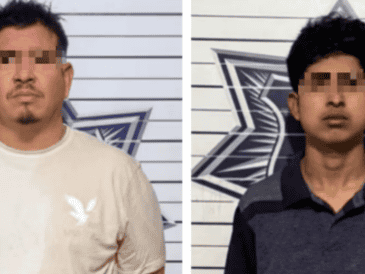 Los detenidos serían integrantes del grupo delictivo Cártel Nueva Generación (CNG). Se trata de Marcos Josué “N” y Ángel Roberto “N”, alias “El Flaco”. ESPECIAL