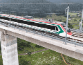 De acuerdo con la Secretaría de Infraestructura, Comunicaciones y Transportes (SICT), actualmente el tren se encuentra en fase de pruebas. ESPECIAL/Gobierno de México
