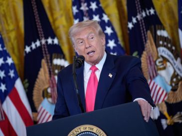 El mandatario dio estas declaraciones a la prensa en el Despacho Oval en medio de la Operación Lanza del Sur. EFE/Yuri Gripas