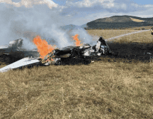 La aeronave transportaba a cinco personas; aún se desconoce su estado de salud.  ESPECIAL