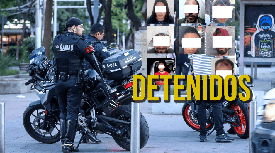 Estos son los resultados de la Policía de Guadalajara recabados en la semana pasada. EL INFORMADOR / ARCHIVO