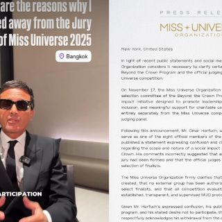 Juez de Miss Universo renuncia y denuncia presunta votación secreta
