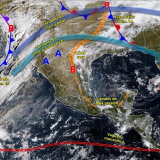 SMN advierte impacto severo del frente frío 15 en México esta semana