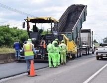 La SICT detalló que para estas labores se utilizará el tren de pavimentación puesto a disposición de las y los jaliscienses por el Gobierno de México a la Entidad. CORTESÍA/ SICT