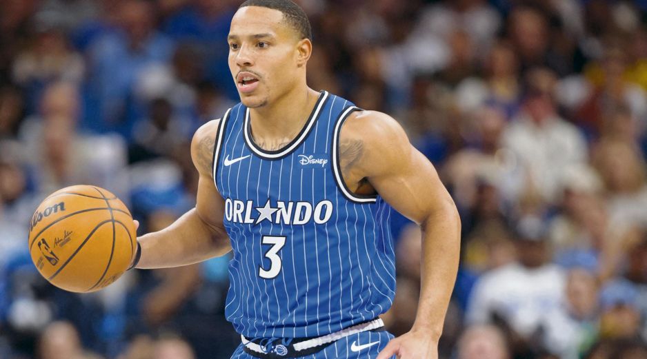 Desmond Bane lideró la ofensiva de Orlando. AFP/E. Ehrmann