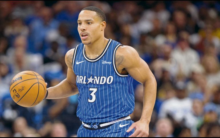 Desmond Bane lideró la ofensiva de Orlando. AFP/E. Ehrmann