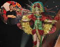 Él es el diseñador del traje típico de Fátima Bosch para Miss Universo. ESPECIAL / IG / @fer.nando_ortiz / @fatimaboschfdz