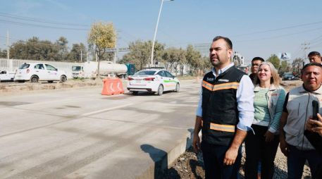 Gerardo Quirino Velázquez, presidente de Tlajomulco. Además de agilizar la circulación en Adolf B. Horn, se busca mejorar el entorno y la seguridad. X/GobTlajomulco