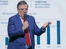 Marcelo Ebrard destacó que México alcanzará un récord de inversión extranjera y será sede del foro APEC 2028. EL UNIVERSAL