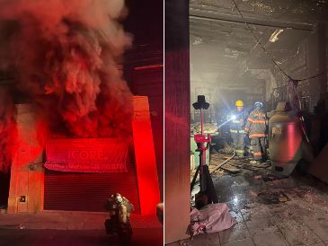 El incendio requirío la evacuación preventiva de 17 personas; no se presentaron lesionados. ESPECIAL / FACEBOOK Protección Civil GDL